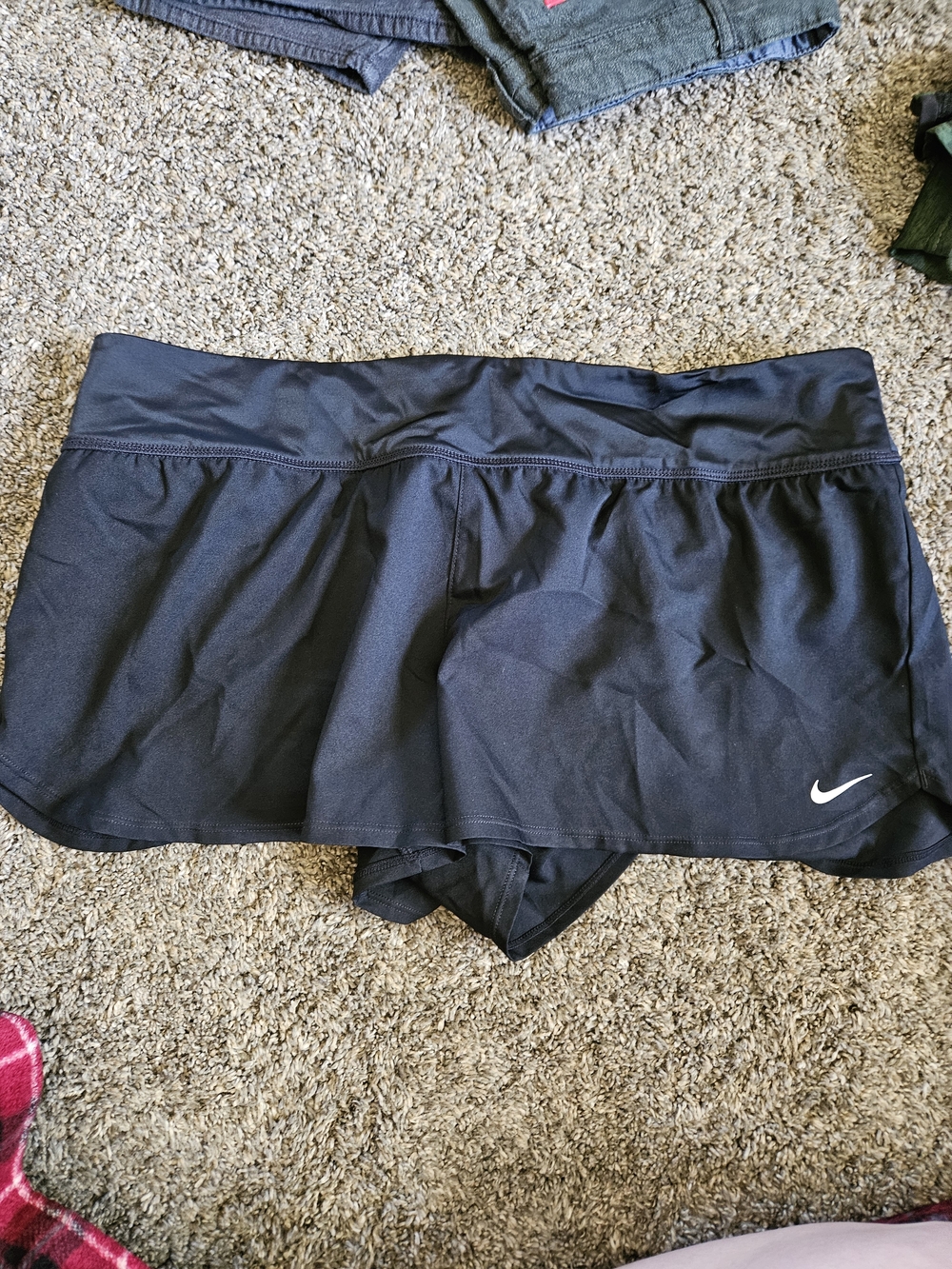 Nike Black Athletic Skort with Built-In Shorts